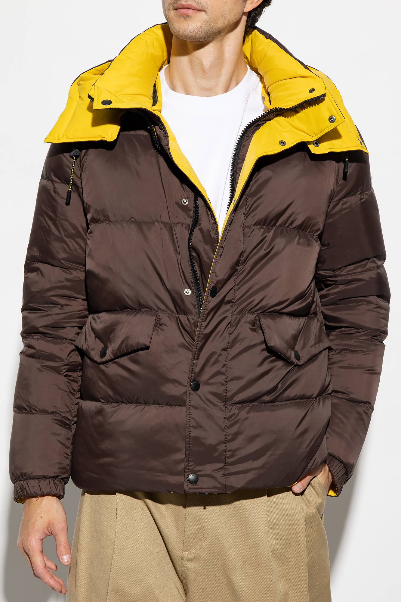 棕色Reversible down jacket Yves Salomon - Vitkac 中国